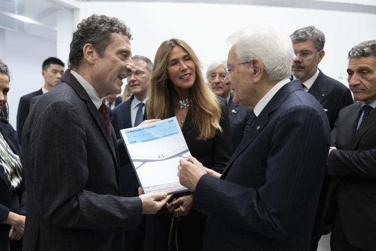 Il Presidente della Repubblica Sergio Mattarella all’Accademia Cinese di Belle Arti 
