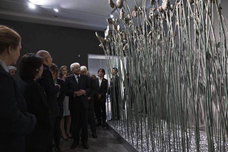 Il Presidente della Repubblica Sergio Mattarella all’Accademia Cinese di Belle Arti 
