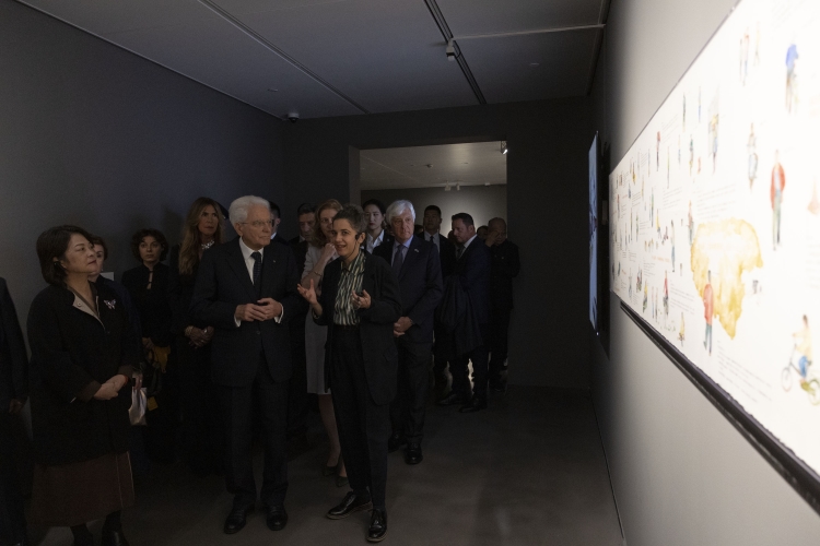 Il Presidente della Repubblica Sergio Mattarella all’Accademia Cinese di Belle Arti 

