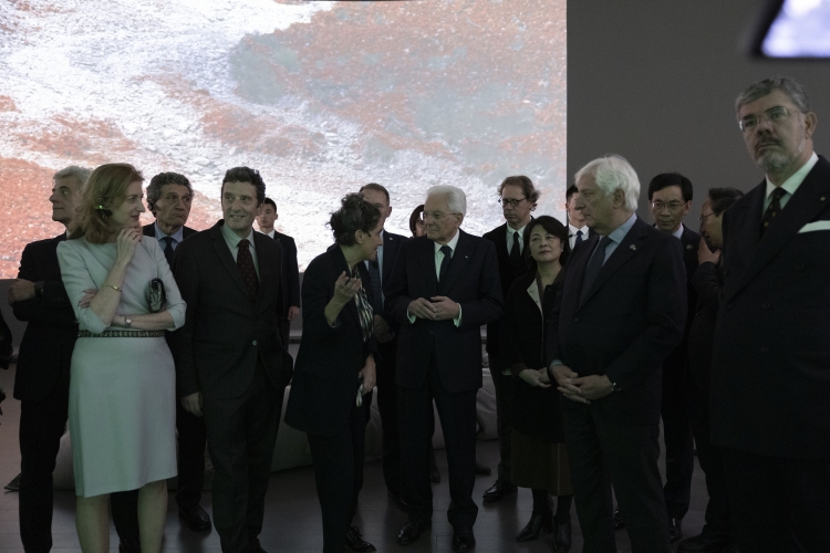 Il Presidente della Repubblica Sergio Mattarella all’Accademia Cinese di Belle Arti 
