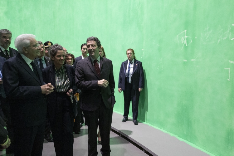Il Presidente della Repubblica Sergio Mattarella all’Accademia Cinese di Belle Arti 
