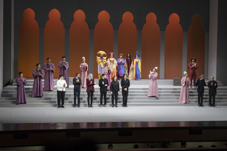 Il Presidente della Repubblica Sergio Mattarella al conservatorio della provincia del Zhejiang, in occasione dell’opera lirica “Marco Polo” del conservatorio Benedetto Marcello di Venezia