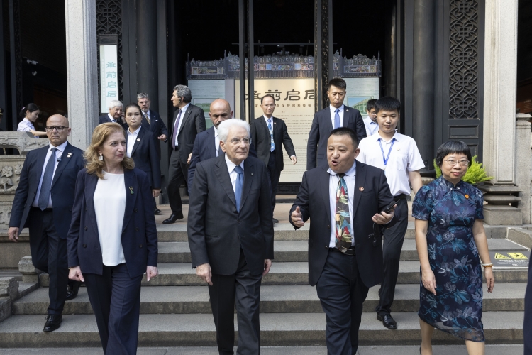 Il Presidente della Repubblica Sergio Mattarella visita la Chen Clan Ancestral Hall   

