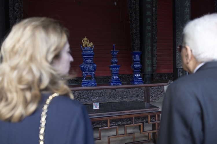 Il Presidente della Repubblica Sergio Mattarella visita la Chen Clan Ancestral Hall   
