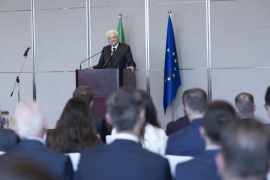 Il Presidente della Repubblica Sergio Mattarella incontra una selezionata rappresentanza del mondo imprenditoriale italiano in Cina  
