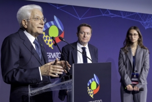 Il Presidente Mattarella alla cerimonia in occasione del venticinquesimo anniversario dell’Osservatorio permanente