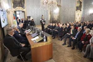 Il Presidente della Repubblica Sergio Mattarella al convegno in occasione del 150° Anniversario della nascita di Luigi Einaudi
(foto di Francesco Ammendola - Ufficio per la Stampa e la Comunicazione della Presidenza della Repubblica)