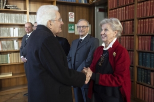 Il Presidente Mattarella alla Fondazione Einaudi in occasione del 150° anniversario della nascita di Luigi Einaudi 