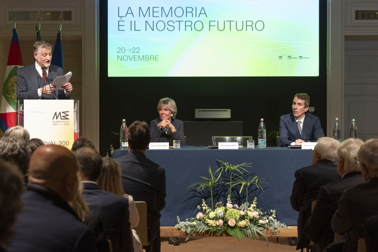 Il Presidente della Repubblica Sergio Mattarella in occasione della cerimonia del bicentenario della fondazione del Museo Egizio  
