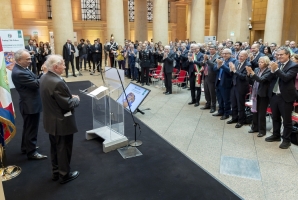 Il Presidente Sergio Mattarella alla cerimonia in occasione dei 130 anni di costituzione del Touring Club italiano, dal titolo “La tradizione si fa futuro - Da 130 anni insieme per l’Italia bene comune”