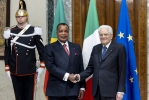 Il Presidente Mattarella incontra il Presidente della Repubblica del Congo Denis Sassou-N'Guesso