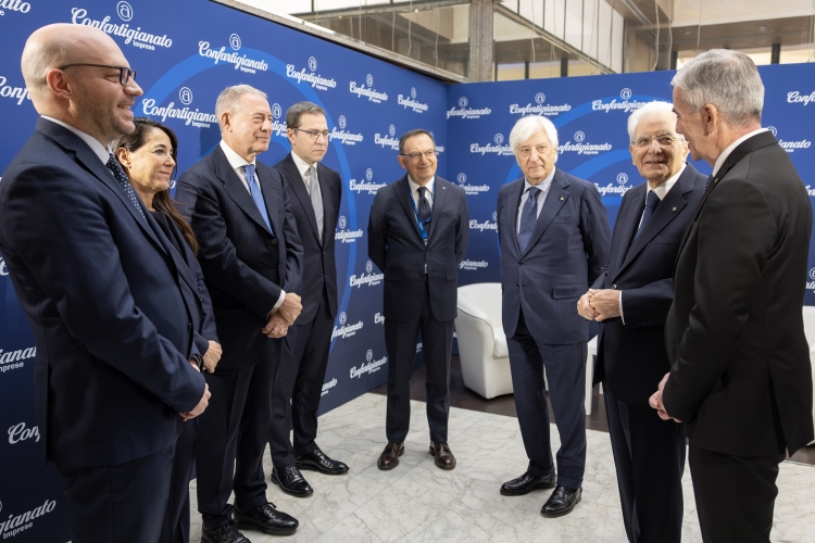 Il Presidente della Repubblica Sergio Mattarella in occasione dell’Assemblea Generale di Confartigianato 
