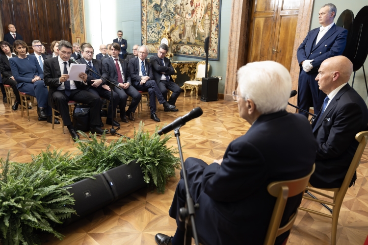 Il Presidente della Repubblica Sergio Mattarella incontra una rappresentanza del mondo delle Cure Palliative 
