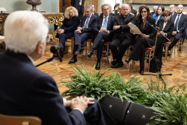 Il Presidente della Repubblica Sergio Mattarella incontra una rappresentanza del mondo delle Cure Palliative 
