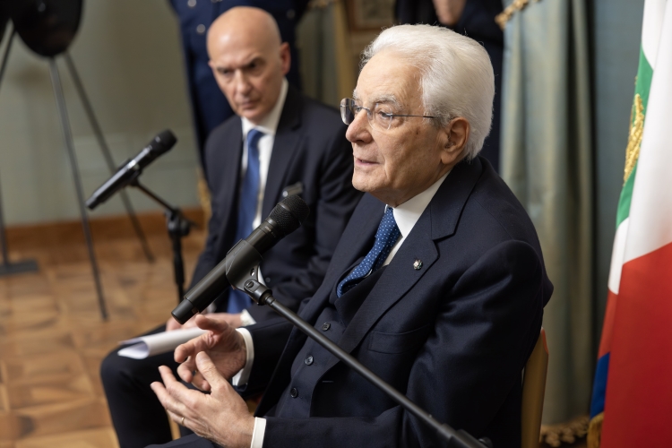 Il Presidente della Repubblica Sergio Mattarella incontra una rappresentanza del mondo delle Cure Palliative 
