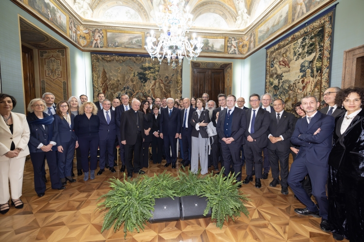 Il Presidente della Repubblica Sergio Mattarella incontra una rappresentanza del mondo delle Cure Palliative 
