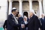 Il Presidente Mattarella incontra la Comunità ebraica in occasione dei 120 anni dall’inaugurazione del Tempio Maggiore di Roma