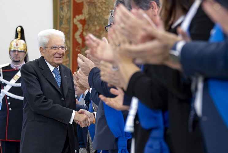 Il Presidente Sergio Mattarella in occasione della 35ª Assemblea Congressuale delle Province italiane