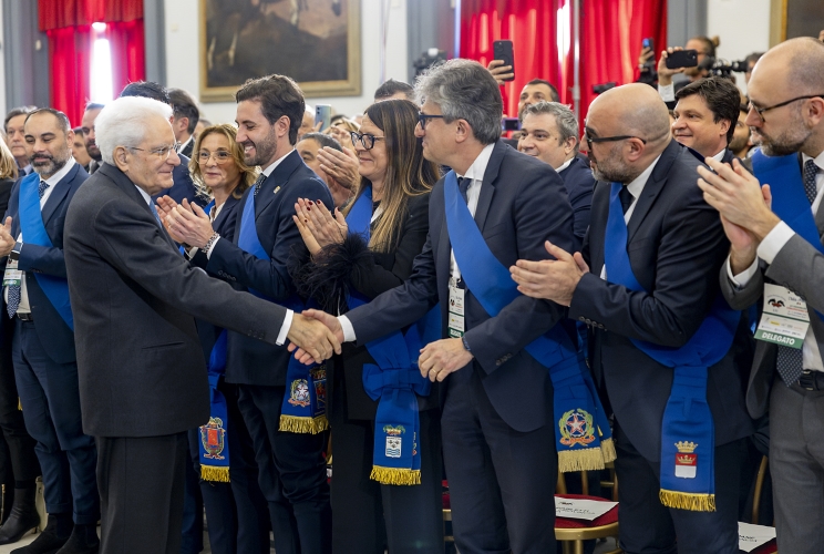 Il Presidente Sergio Mattarella in occasione della 35ª Assemblea Congressuale delle Province italiane