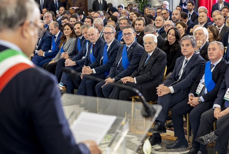 Il Presidente Sergio Mattarella in occasione della 35ª Assemblea Congressuale delle Province italiane