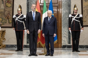 Il Presidente Mattarella incontra Sua Maestà il Re di Spagna in Visita di Stato in Italia