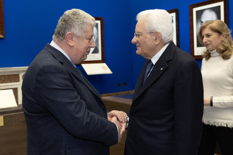 Il Presidente della Repubblica Sergio Mattarella incontra una delegazione della comunità Montana della Valle Seriana 
