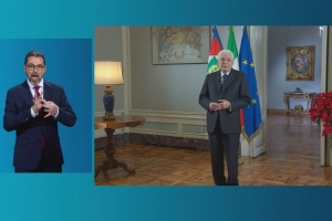 Discorso di fine anno del Presidente della Repubblica Sergio Mattarella LIS