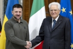 Il Presidente Mattarella incontra il Presidente d’Ucraina, S.E. il Signor Volodymyr Zelenskyy.