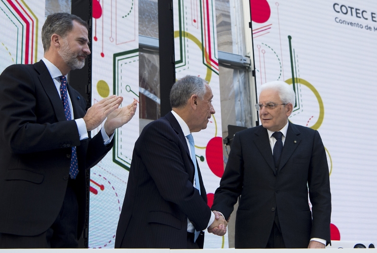 Il Presidente Sergio Mattarella  in occasione del XII Simposio Cotec Europa