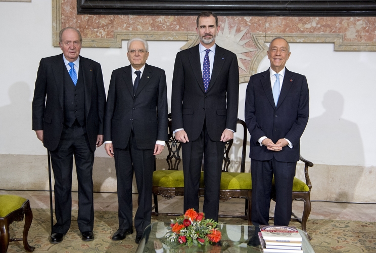  Presidente della Repubblica Italiana, Sergio Mattarella, il Presidente della Repubblica Portoghese, Marcelo Rebelo de Sousa