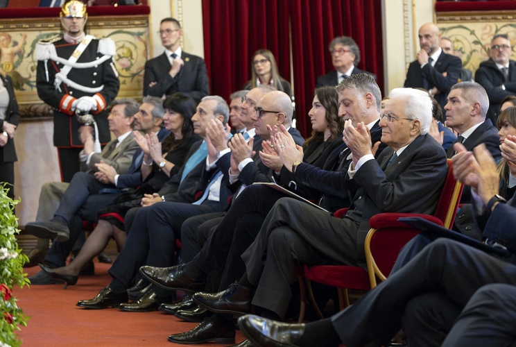 Agrigento - Il Presidente della Repubblica Sergio Mattarella in occasione della cerimonia d’inaugurazione di Agrigento capitale italiana della cultura 2025