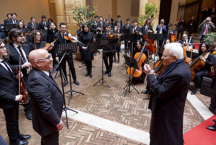 Agrigento - Il Presidente della Repubblica Sergio Mattarella in occasione della cerimonia d’inaugurazione di Agrigento capitale italiana della cultura 2025