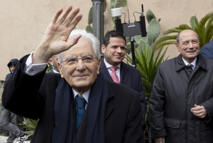 Agrigento - Il Presidente della Repubblica Sergio Mattarella in occasione della cerimonia d’inaugurazione di Agrigento capitale italiana della cultura 2025