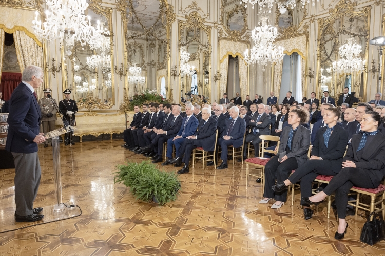 L'intervento di Giovanni Malagò in occasione dell'incontro con le Nazionali italiane di Tennis femminile e maschile vincitrici della Billie Jean King Cup 2024 e della Coppa Davis 2024 
