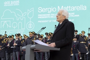 Il Presidente Mattarella all'INAUGURAZIONE DI NOVA GORICA-GORIZIA PRIMA CAPITALE EUROPEA DELLA CULTURA TRANSFRONTALIERA GO!2025
