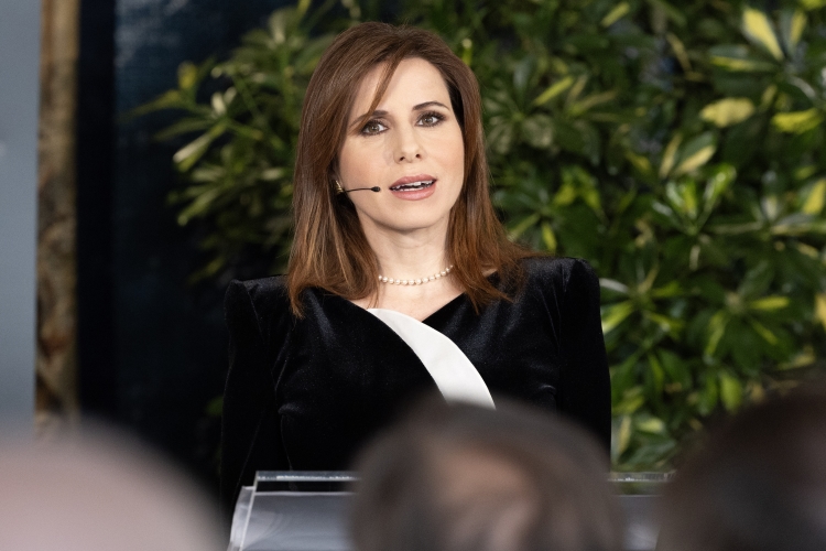 La conduttrice Valeria Ferrante
