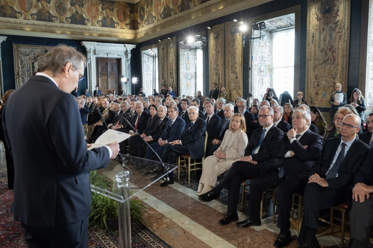 Il Presidente della Repubblica Sergio Mattarella in occasione della celebrazione del “Giorno del Ricordo”

