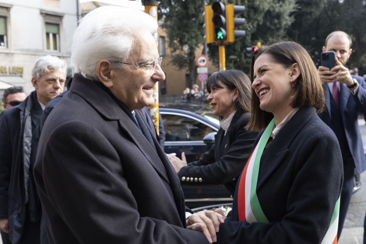 Il Presidente Mattarella all’Università per Stranieri di Perugia, accolto da Vittoria Ferdinandi, Sindaca di Perugia