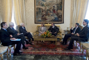 Il Presidente Sergio Mattarella con il Gruppo Misto della Camera 