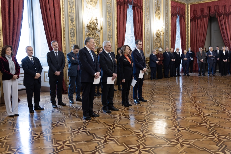 Il Presidente Sergio Mattarella in occasione della cerimonia di giuramento del nuovo Giudice della Corte costituzionale
