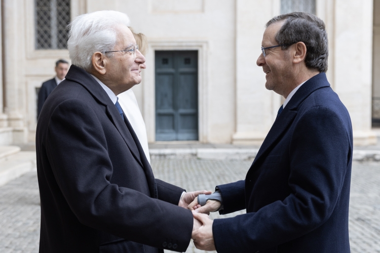 Il Presidente della Repubblica Sergio Mattarella accoglie Isaac Herzog, Presidente dello Stato di Israele, in visita ufficiale
