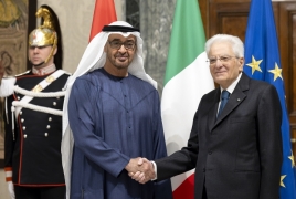 Il Presidente Mattarella incontra il Presidente degli Emirati Arabi Uniti, in visita di Stato.