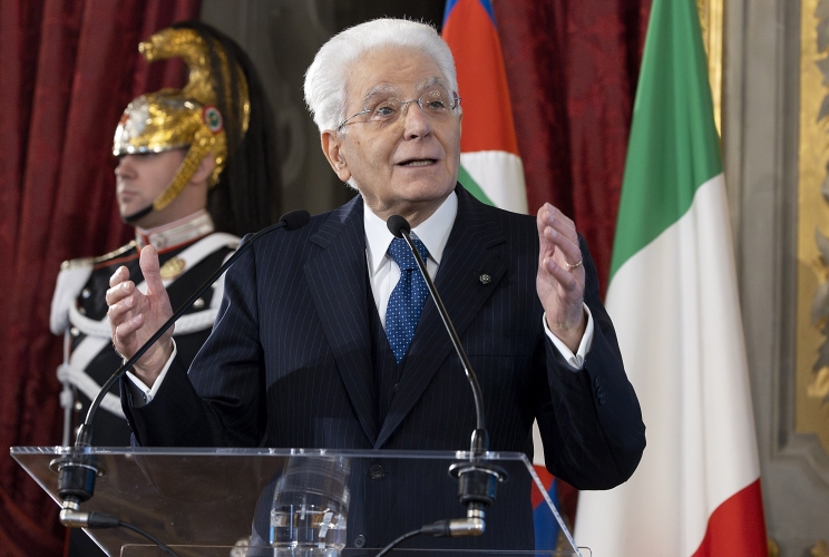 Il Presidente Sergio Mattarella in occasione della cerimonia di consegna delle onorificenze dell’Ordine al Merito della Repubblica Italiana conferite “motu proprio” a cittadini distintisi per atti di eroismo e impegno civile
