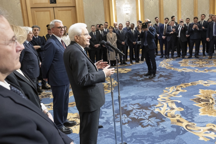 Il Presidente della Repubblica Sergio Mattarella incontra una rappresentanza della collettività italiana a Tokyo
