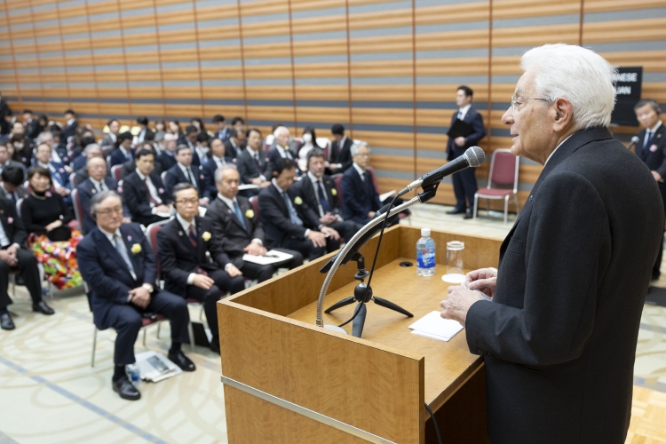 Il Presidente Mattarella interviene al Keidanren