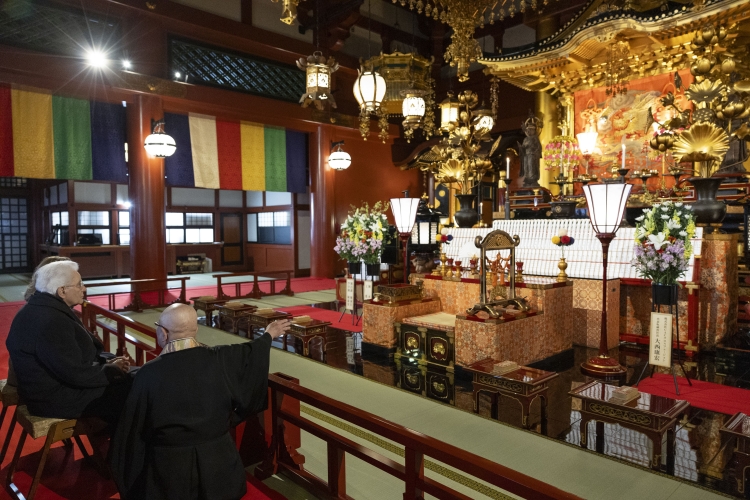 Il Presidente della Repubblica Sergio Mattarella visita il Tempio buddista Senso-ji