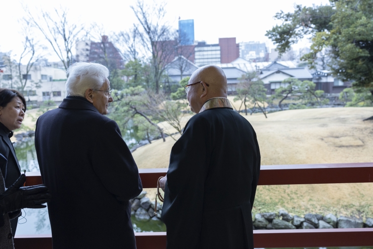 Il Presidente della Repubblica Sergio Mattarella visita il Tempio buddista Senso-ji