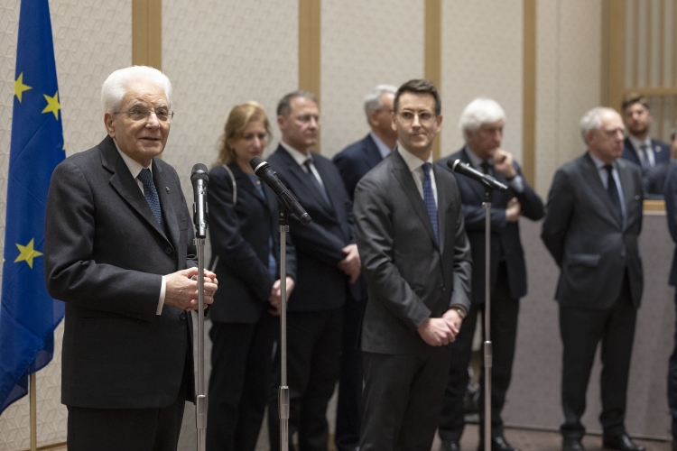 Il Presidente della Repubblica Sergio Mattarella incontra una rappresentanza della collettività italiana a Kyoto
