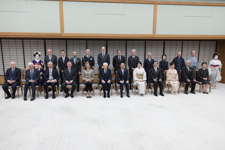 Il Presidente della Repubblica Sergio Mattarella incontra il Governatore di Kyoto
