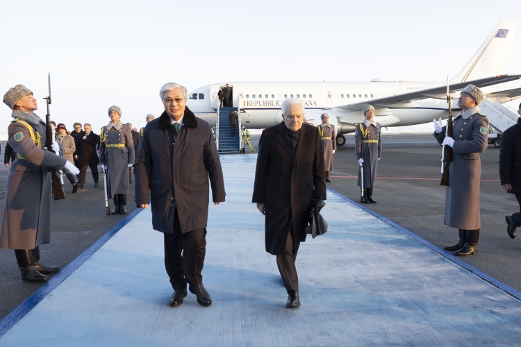 Il Presidente della Repubblica Sergio Mattarella incontra il Presidente della Repubblica del Kazakhstan, Kassym-Jomart Tokayev.